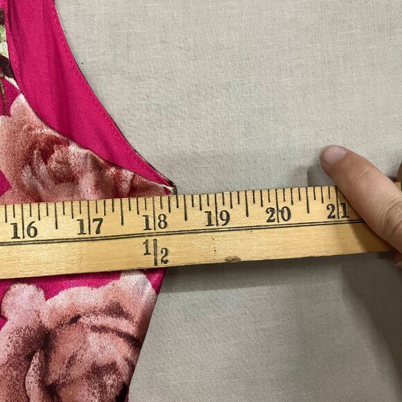 NWT Wild Fable Women XXL Red Floral Cap Sleeve Satin Maxi Bodycon Holiday Dress - Picture 13 of 14